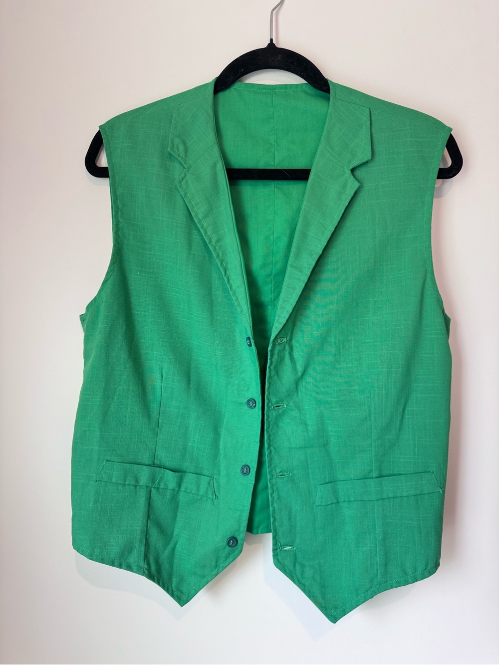 Green Tailored Vest